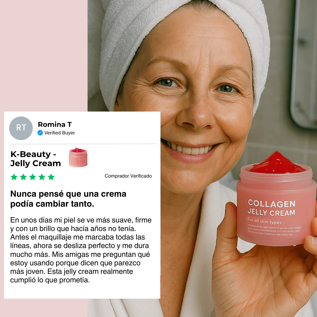 Collagen Jelly Cream: Piel suave, luminosa y joven gracias al colágeno